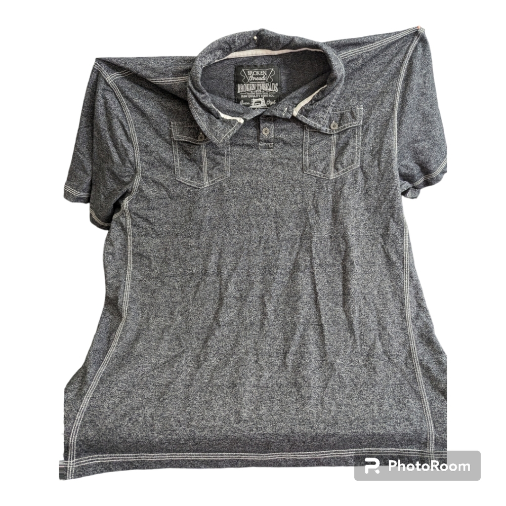 Men's Broken Threads Sewn Style 2x pullover